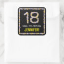 Search for number 18 stickers 18th birthday