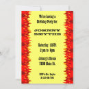 Search for flames 5x7 invitations Party