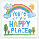 Search for this is my happy place stickers Quote
