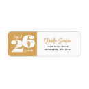 Search for class of return address labels Modern