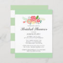 Search for stripe bridal shower invitations Mint