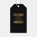 Search for black and gold gift tags Stripes