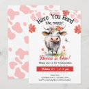 Search for moo cow birthday invitations Holy cow i'm one