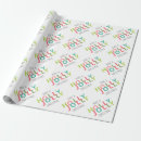 Search for be jolly wrapping paper Modern