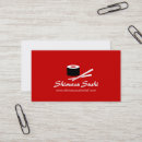 Search for sushi business cards Professional