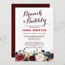 Search for marsala navy bridal shower invitations Flowers