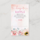 Search for pumpkin diaper raffle ticket Blush pink