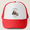 Search for santa on chopper Motorcyclist