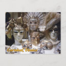 Search for venice carnival masks postcards Italy