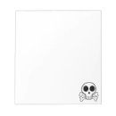 Search for skull and bones notepads Trick or treat