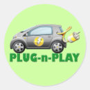 Search for electric plug stickers Green