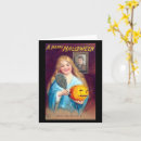 Search for girl halloween cards Vintage