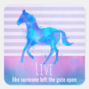 Search for purple horse stickers Watercolor