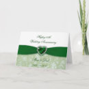Search for emerald anniversary cards Damask