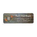 Search for rustic wreath return address labels Woodland