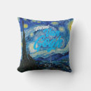 Search for starry night cushions Vincent