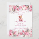 Search for girl teddy bear birthday invitations Party