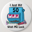 Search for jumbo birthday badges 50th