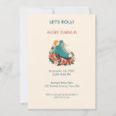Search for roller skating birthday invitations Roller rink party