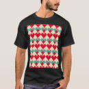 Search for red heart pattern tshirts Illustration