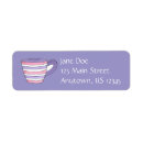 Search for teacup return address labels Pink