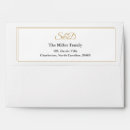 Search for gold wedding envelopes White and gold