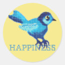 Search for bluebirds stickers Happiness