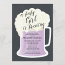 Search for is brewing baby girl shower invitations Beer