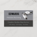 Search for machine shop business cards Machinist