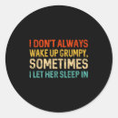 Search for waking up stickers Funny