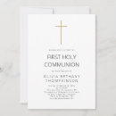 Search for black white first communion invitations Modern