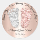 Search for baby shower gender reveal stickers Girl