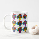 Search for skull pattern mugs Mexican holiday