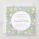Search for yellow engagement party invitations Floral