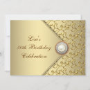 Search for lady 7x5 invitations Gold