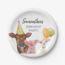 Search for farm birthday plates Pig
