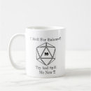 Search for d20 mugs Funny
