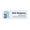 Search for raccoon return address labels For kids