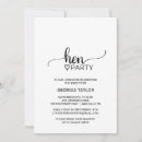Search for party hen party invitations Elegant