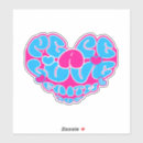 Search for love peace joy hope stickers Retro