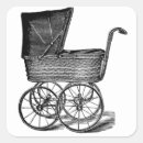Search for vintage baby carriage stickers Stroller