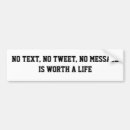 Search for no text bumper stickers Message