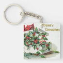 Search for vintage christmas key rings Santa claus