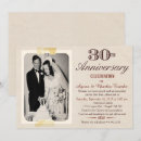 Search for 30th anniversary invitations Vintage