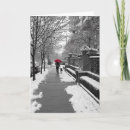 Search for red umbrella cards Snow