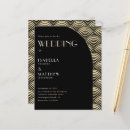 Search for 1920s 4x5 invitations Black gold