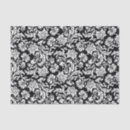 Search for black and white tissue paper Floral