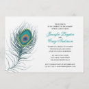 Search for peacock engagement party invitations Teal