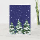 Search for fall tree cards Evergreen trees