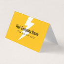 Search for lightning bolt business cards Yellow
